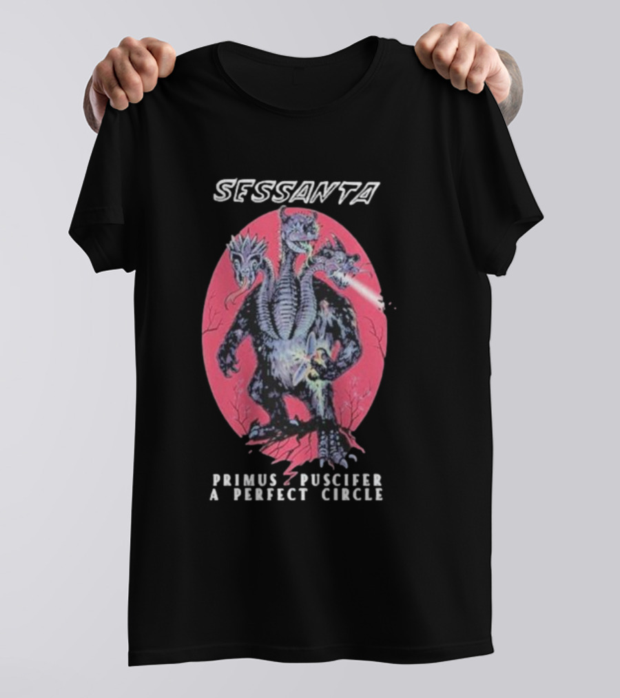 Sessanta Primus Puscifer A Perfect Circle Hydra Monster T-Shirt