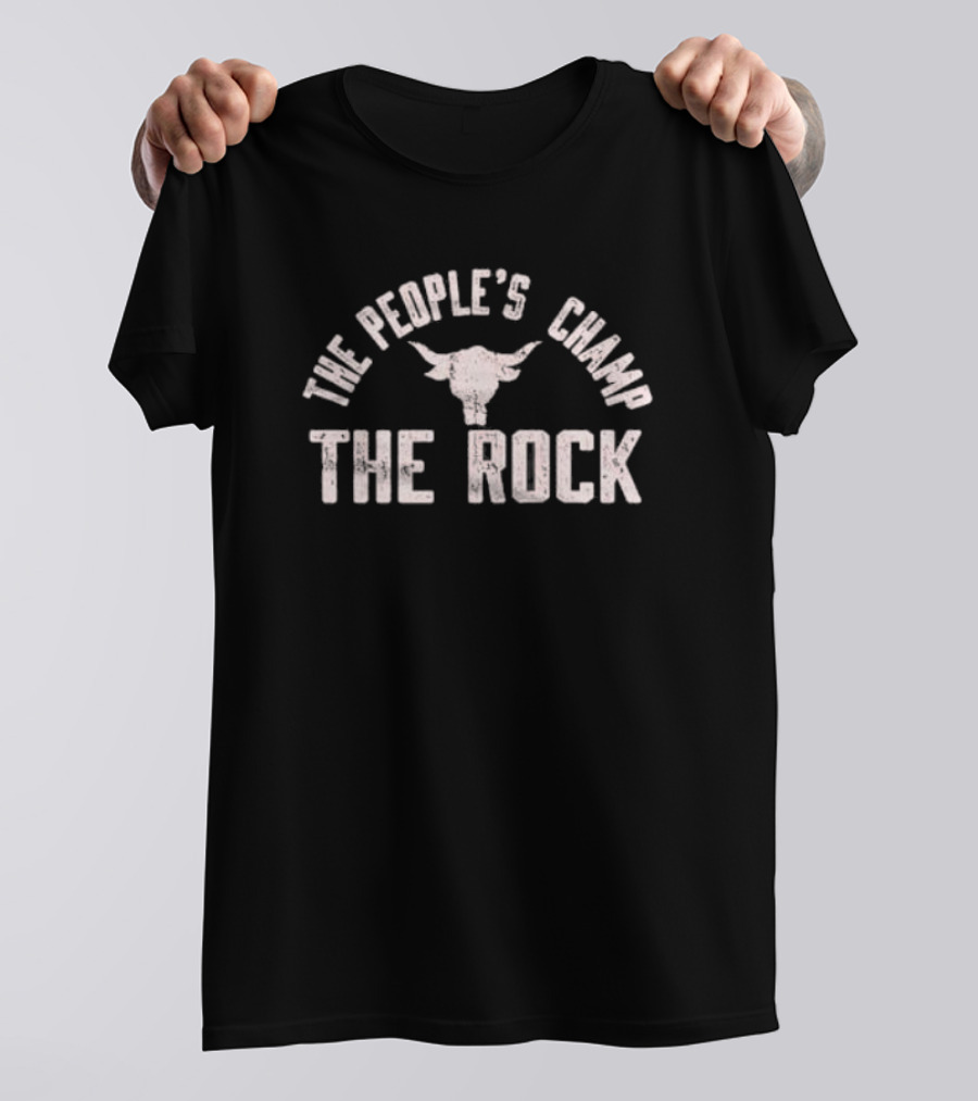 The Rock The People’s Champ Bull T-Shirt