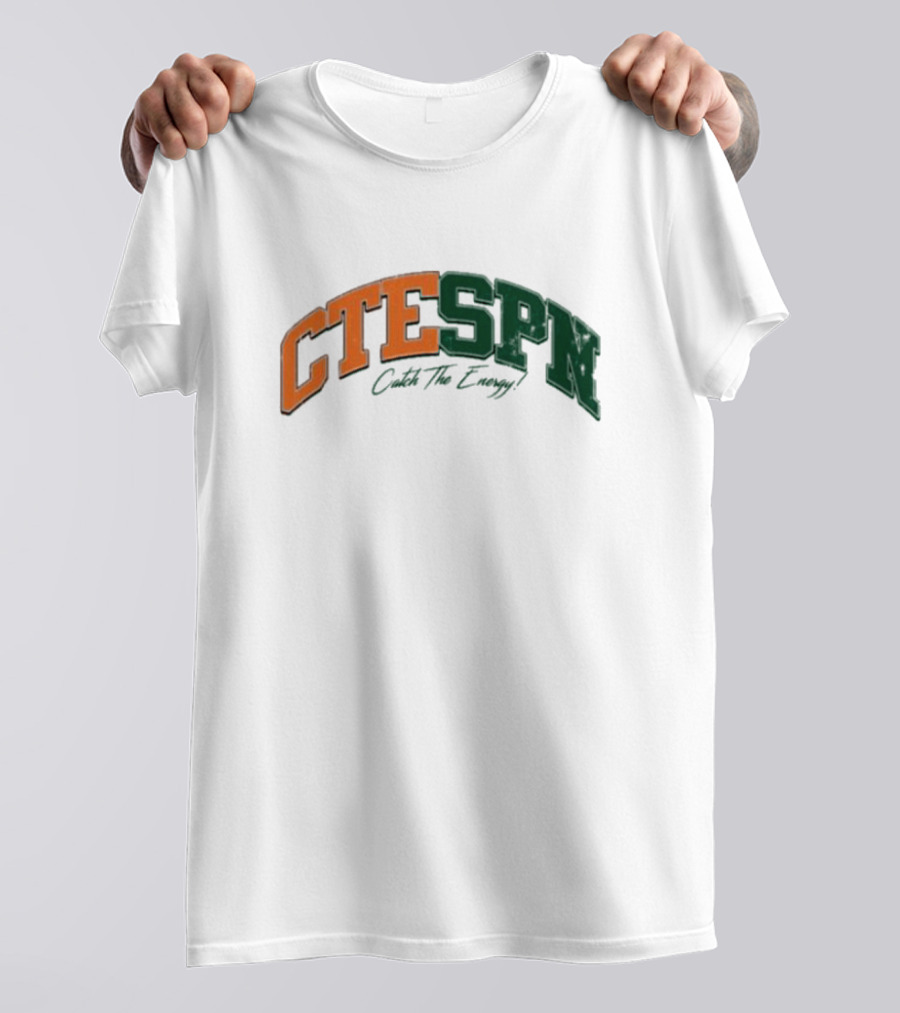 CTESPN Catch The Energy Sports Enthusiast T-Shirt