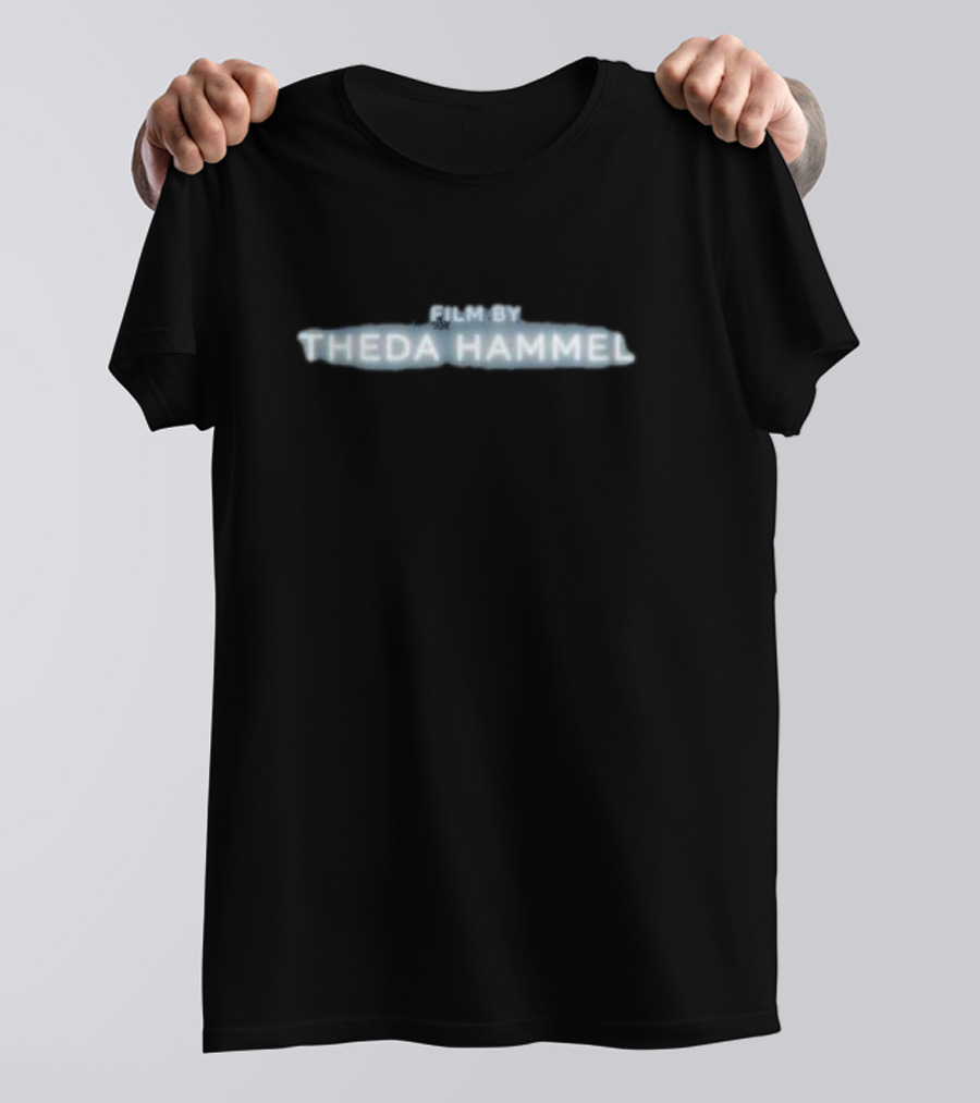Film By Theda Hammel Text Illuminated T-Shirt