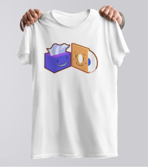 Burner The Strangers Tissue And Vinyl Record Faces T-Shirt