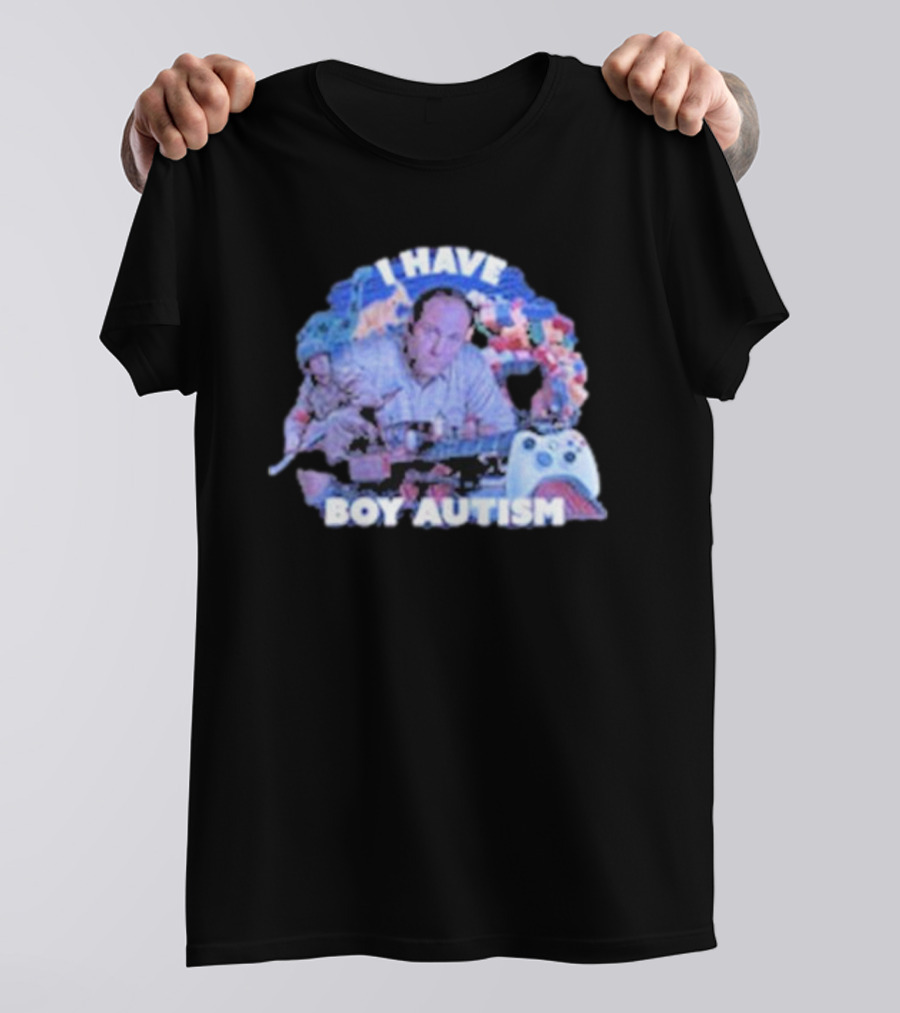 I HAVE BOY AUTISM Gaming Blocks And Toys T-Shirt