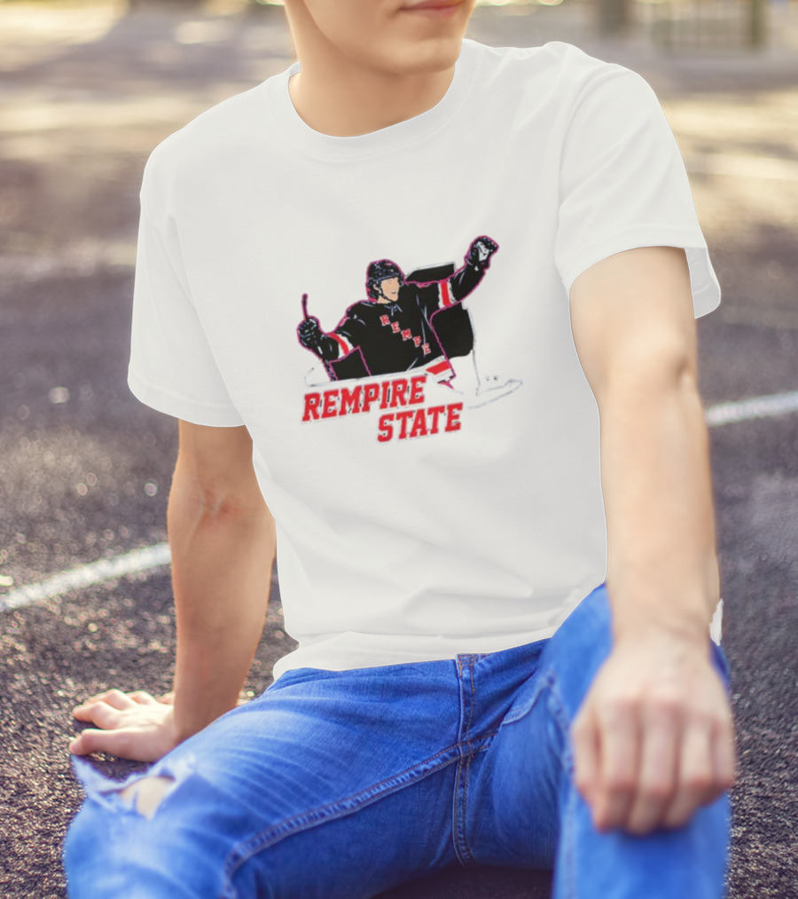 Rempire State Hockey Player Celebration Matt Rempe T-Shirt