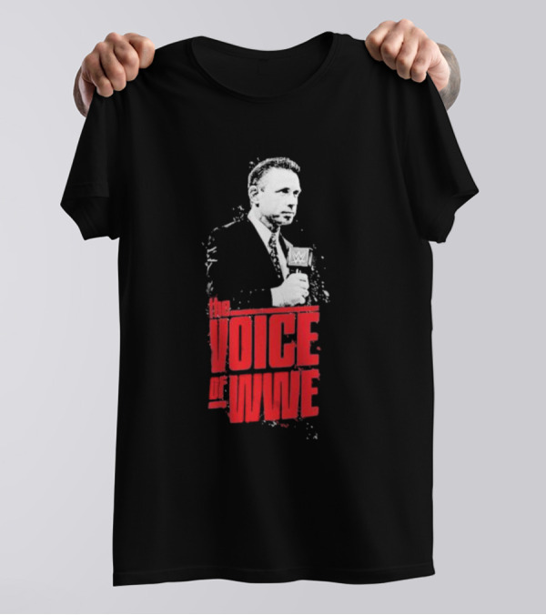 Michael Cole The Voice Of WWE Microphone T-Shirt