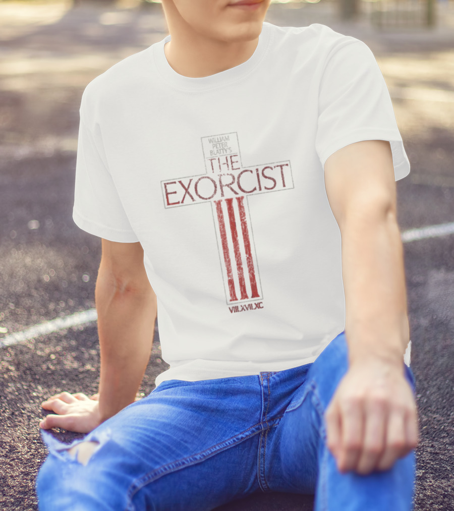 William Peter Blatty’s The Exorcist Cross VII XVII XC T-Shirt