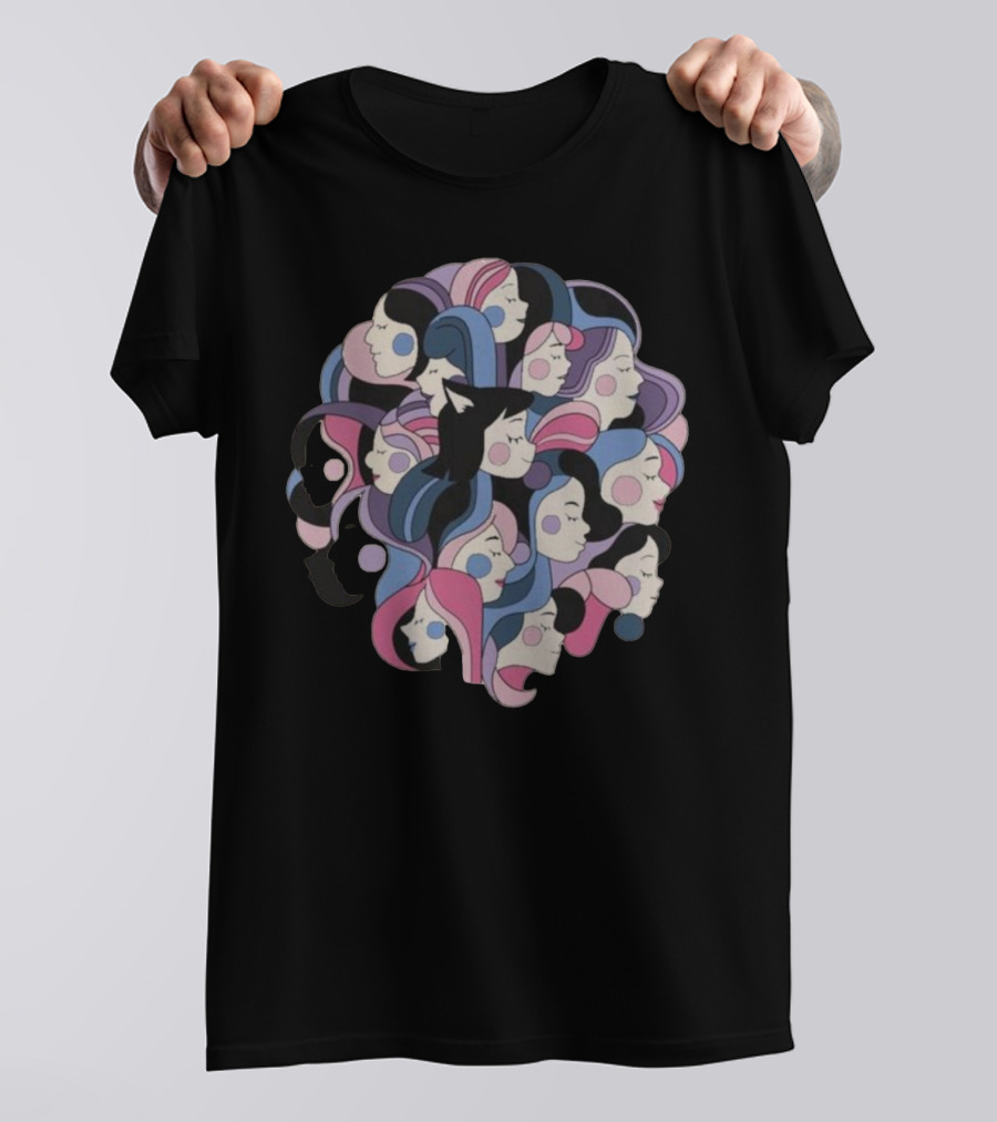 Women’s Day Mewtripled Multicolored T-Shirt