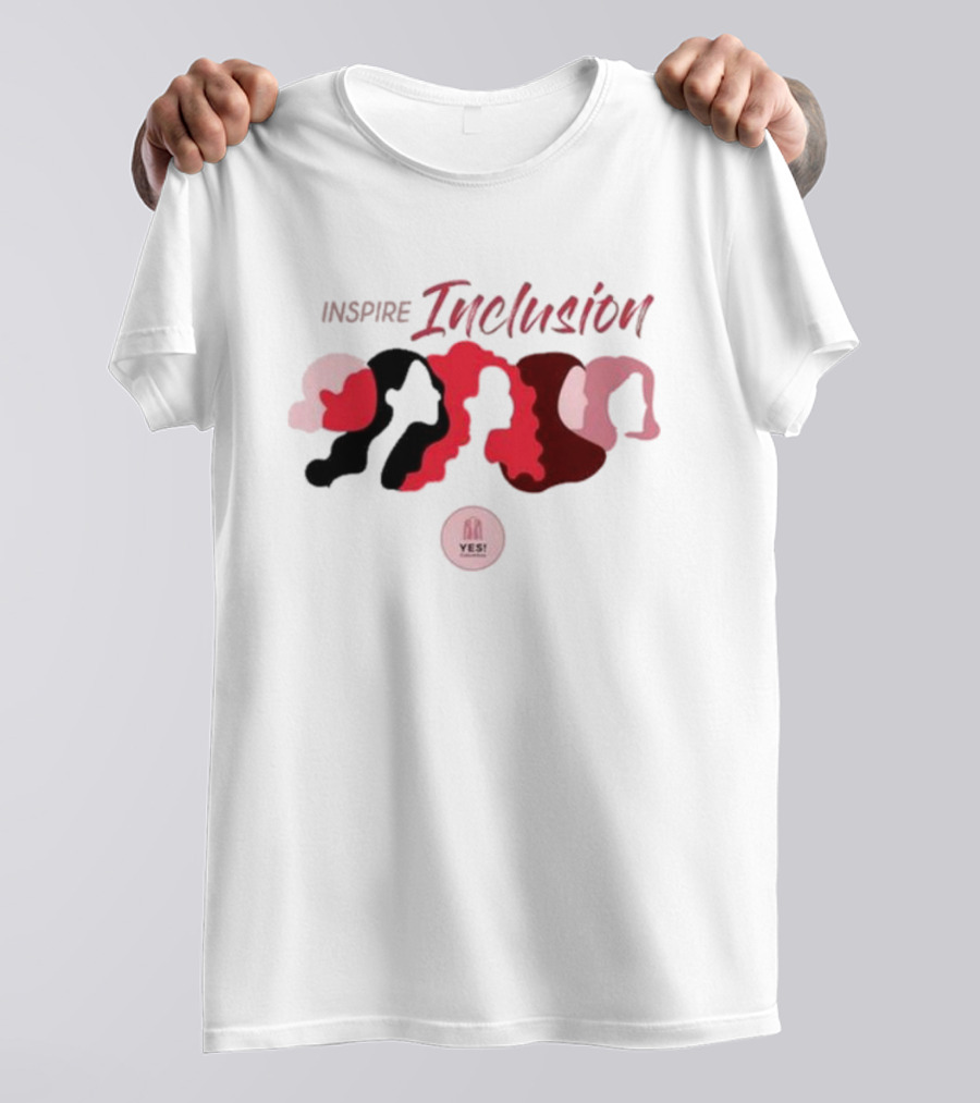 Inspire Inclusion YES Women's History Month T-Shirt