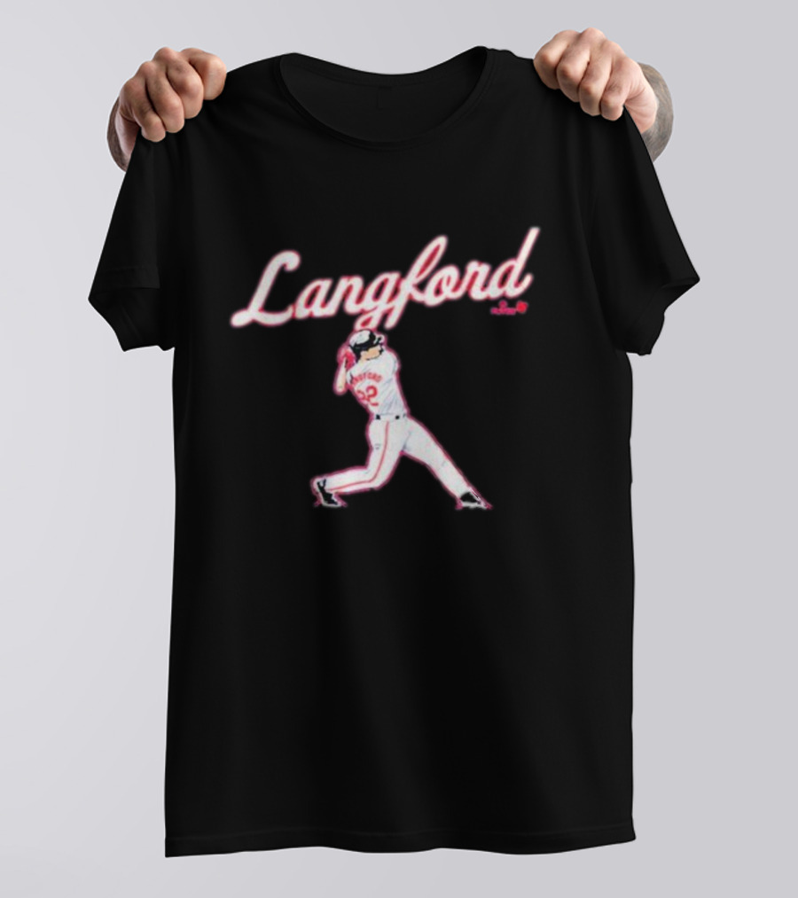 Langford 22 Baseball Slugger Swing T-Shirt