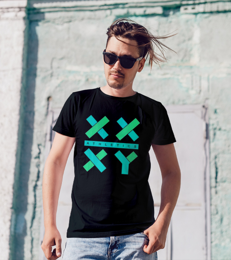 Xx Xy Athletics Neon Geometric T-Shirt