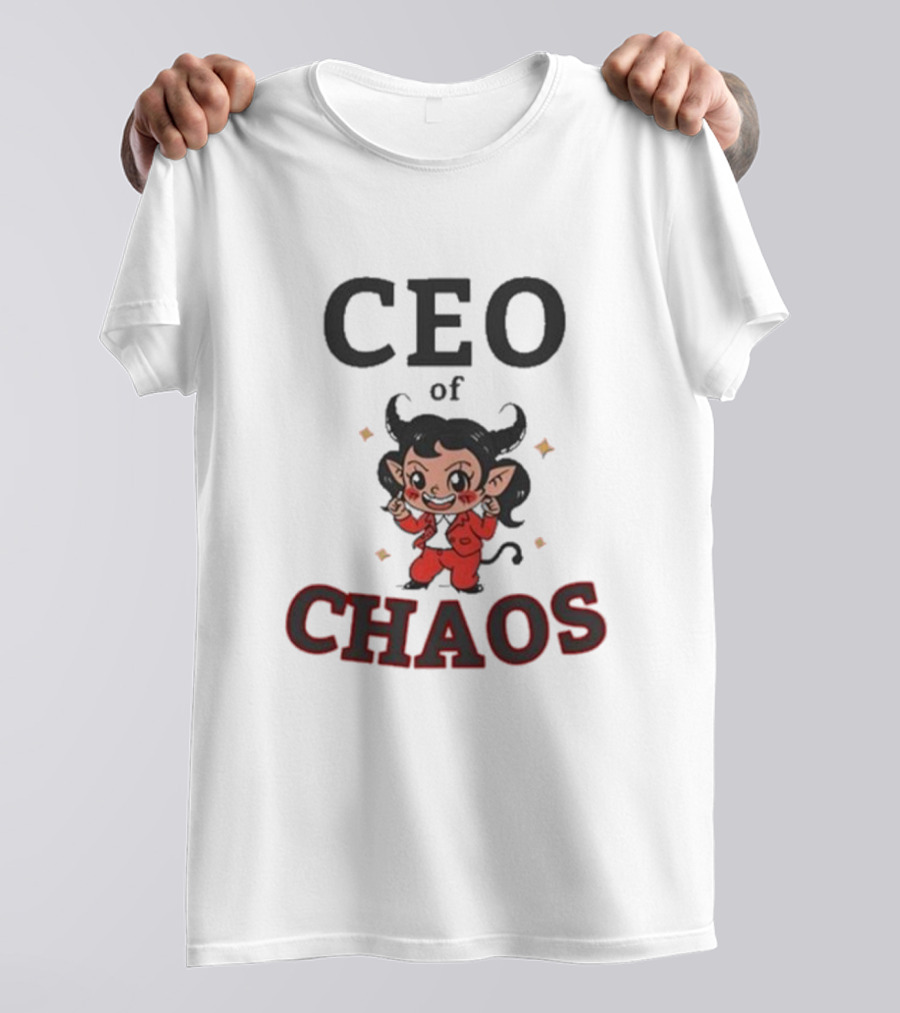 CEO Of Chaos Firepetalsco Little Devil Character T-Shirt