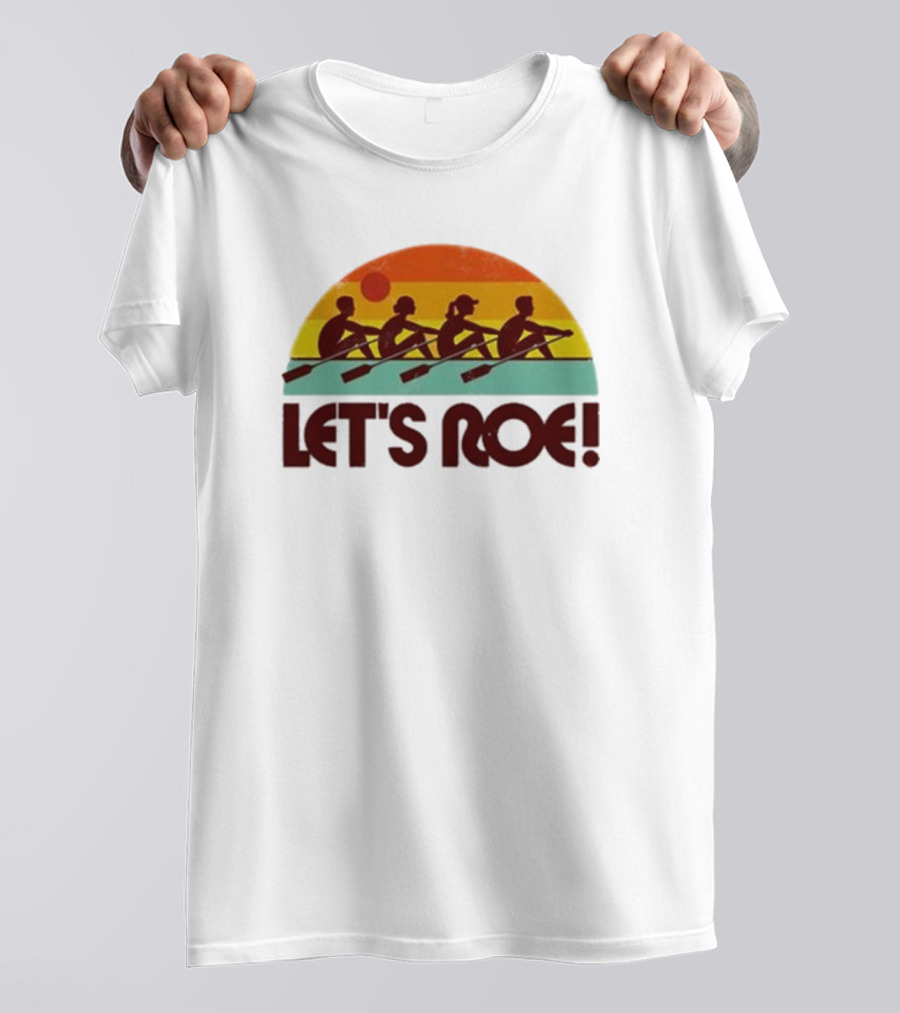 Let’s Roe Vintage Rowing Team Sunset T-Shirt
