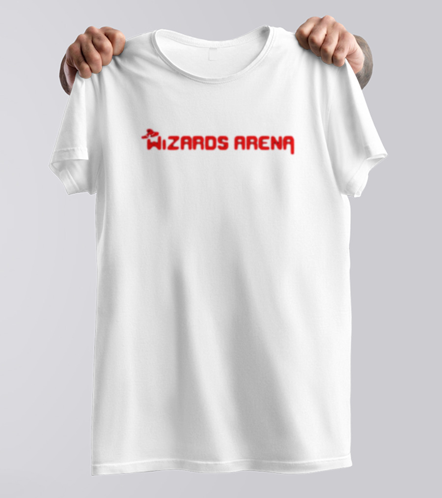 Wizards Arena Red Text With Wizard Hat T-Shirt