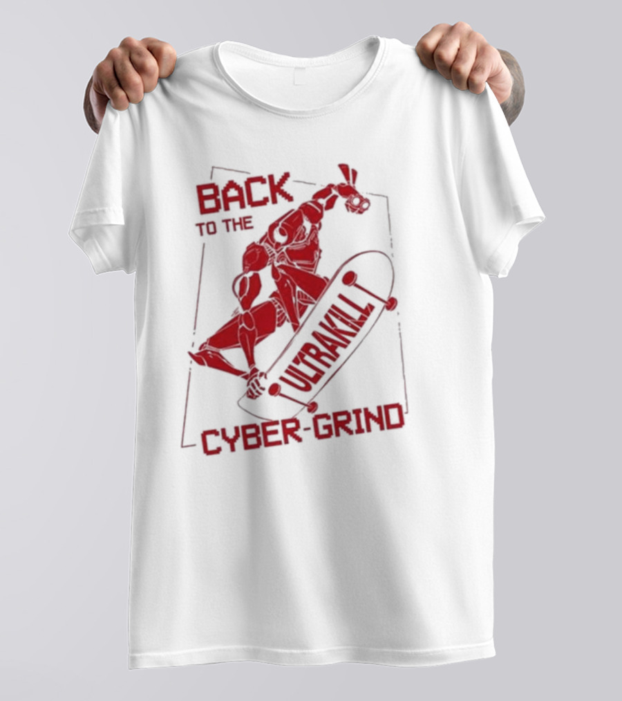 Back To The Ultrakill Cyber Grind Skateboarder De Sports Ultrakill T-Shirt