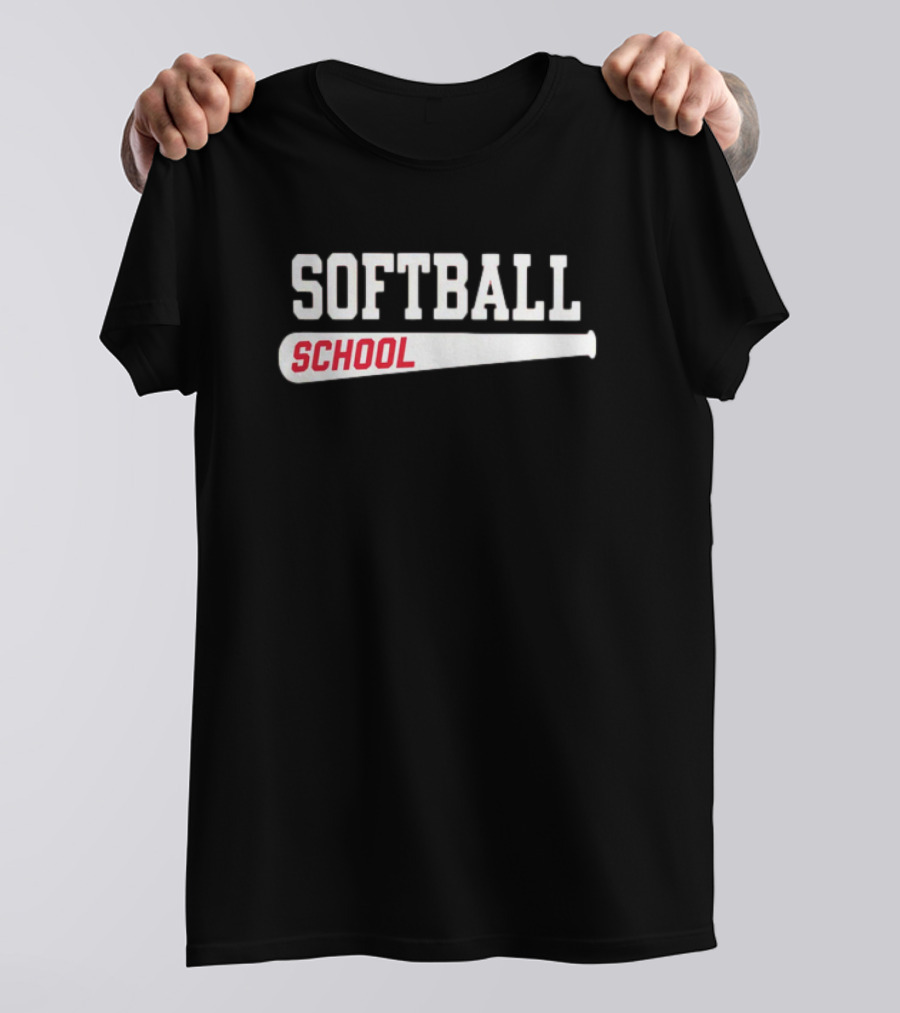 U Ok Softball School Baseball Bat Iconic T-Shirt