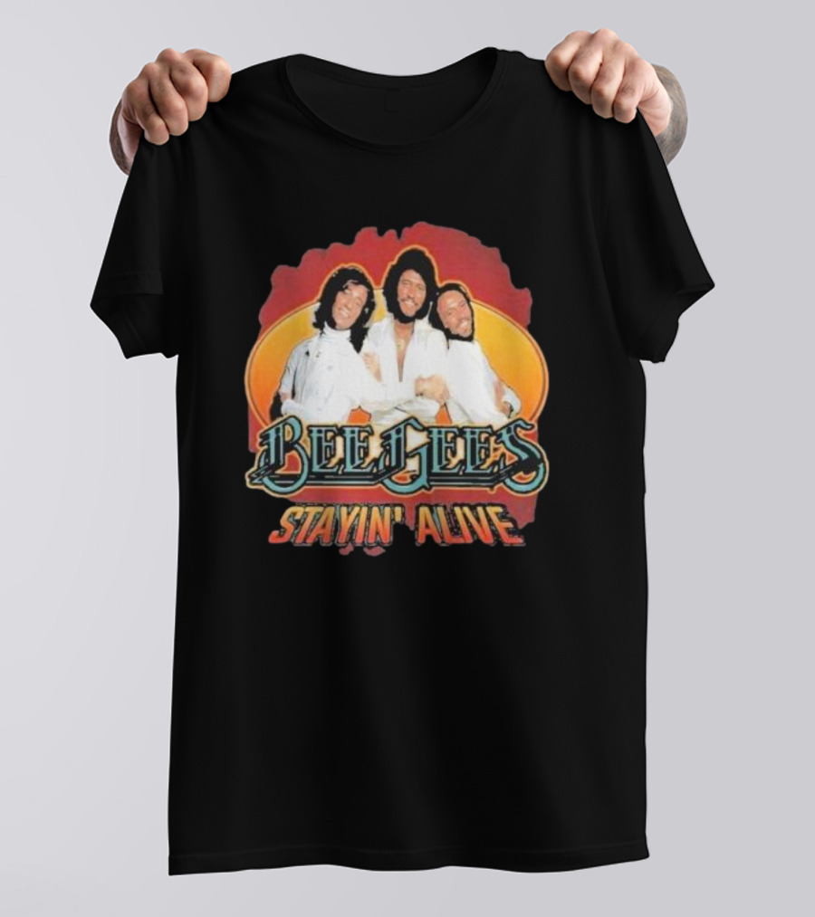 Bee Gees Stayin’ Alive Classic Iconic Group T-Shirt