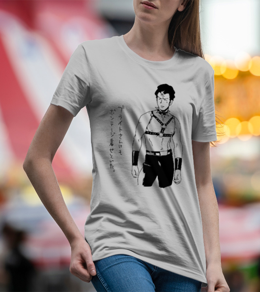 Bright Noa In Bondage Attire Van Darkholme T-Shirt