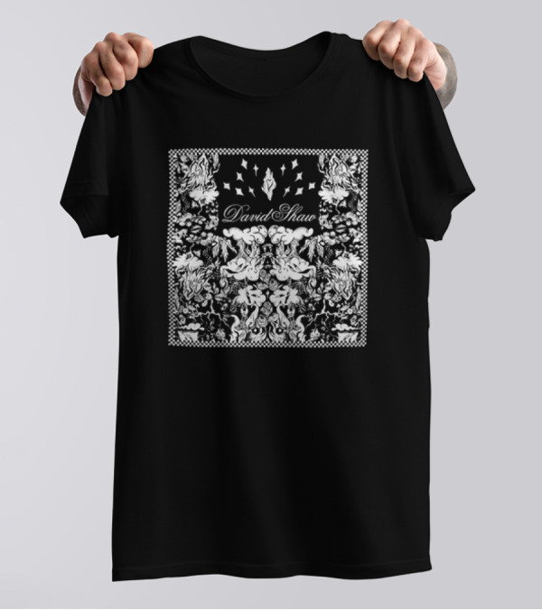David Shaw Symmetrical Black White T-Shirt