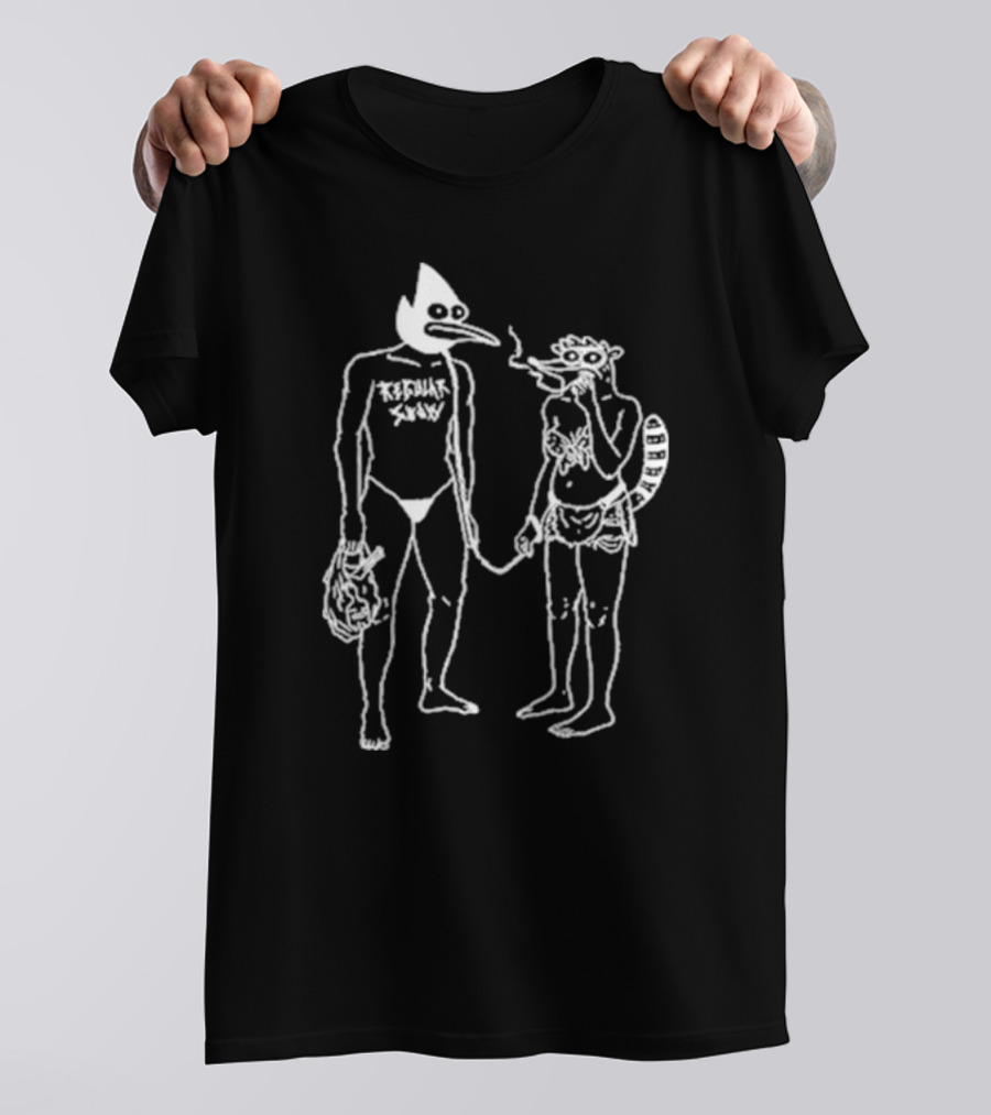 Death Grips Regular Show Sketch Money Store Fusion T-Shirt