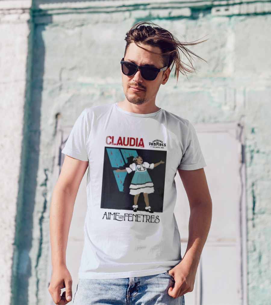 CLAUDIA Aime Les Fenêtres Chroniques Des Vampires T-Shirt