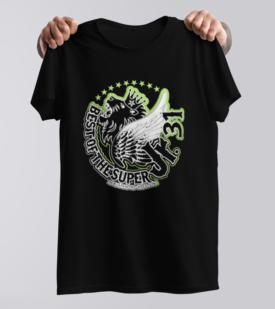 Best Of The Super Jr 31 New Japan Pro Wrestling Winged Lion T-Shirt