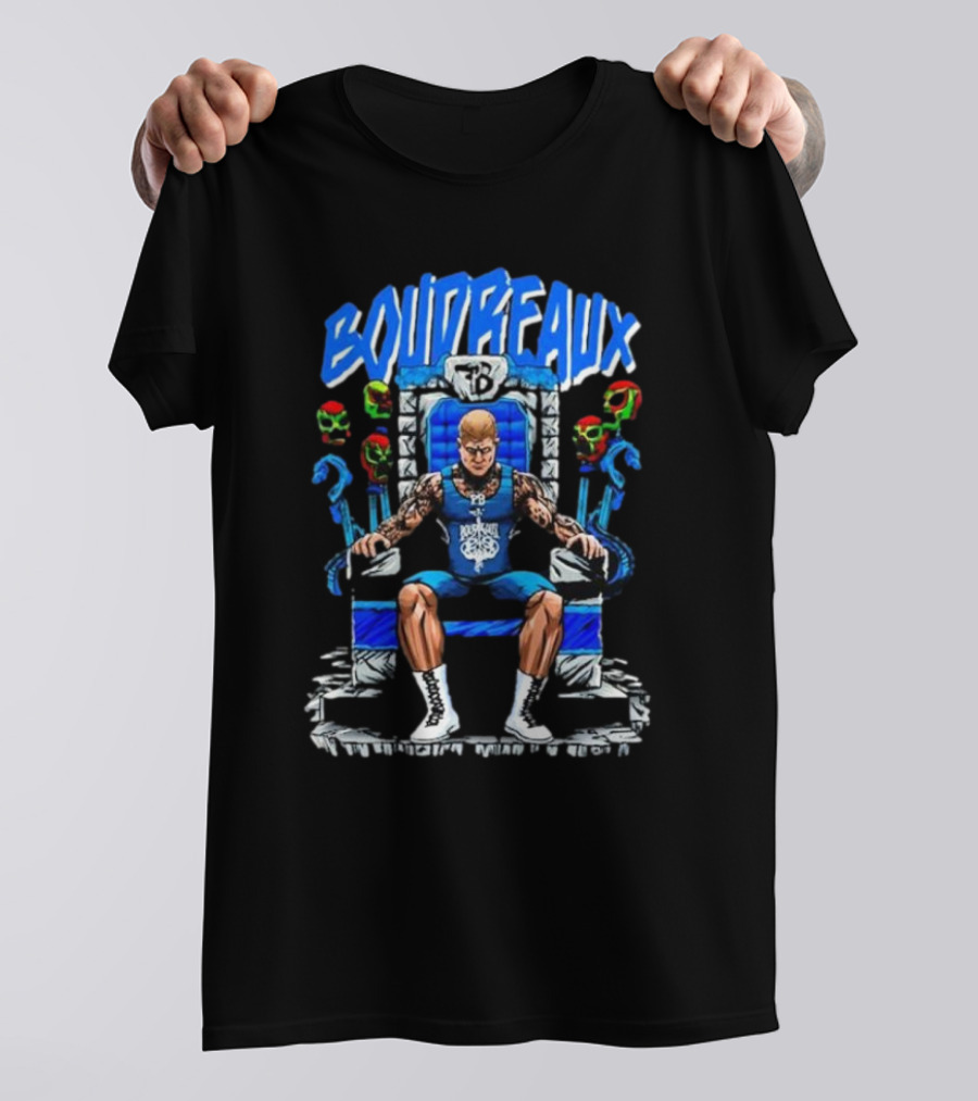 BFD Boudreaux Throne With Skulls And Crossbones T-Shirt