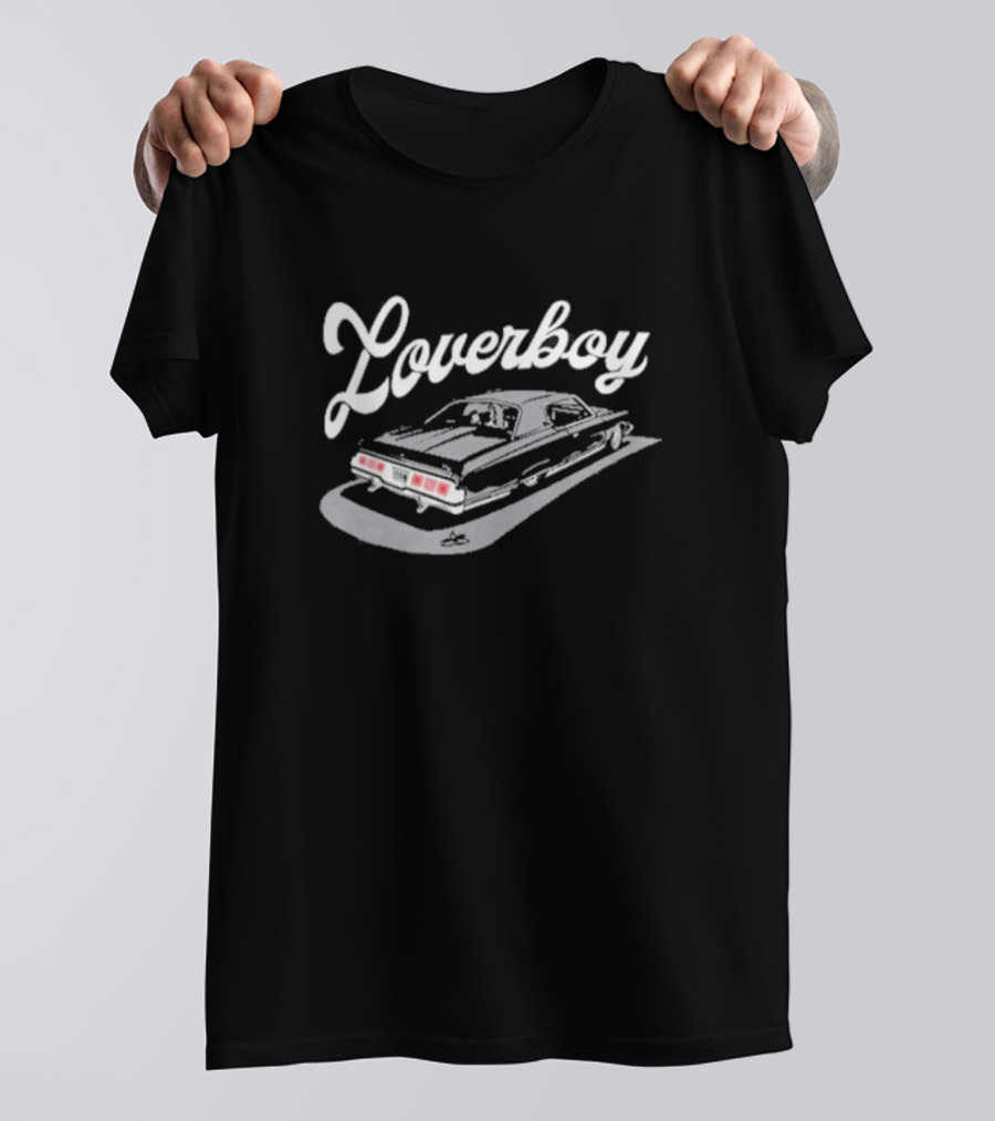 Loverboy Classic Car Illustration Bomb The Artist T-Shirt