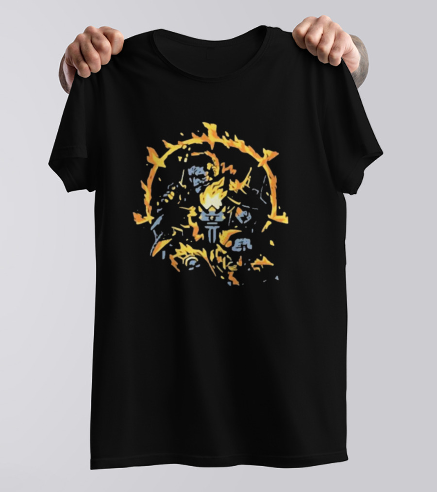 Darkest Dungeon Shrine Of Reflection Hero Flame Encounter T-Shirt