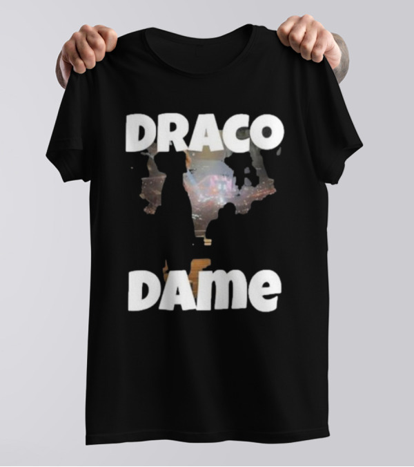 Draco Dame Basketball Arena Silhouette Scene T-Shirt