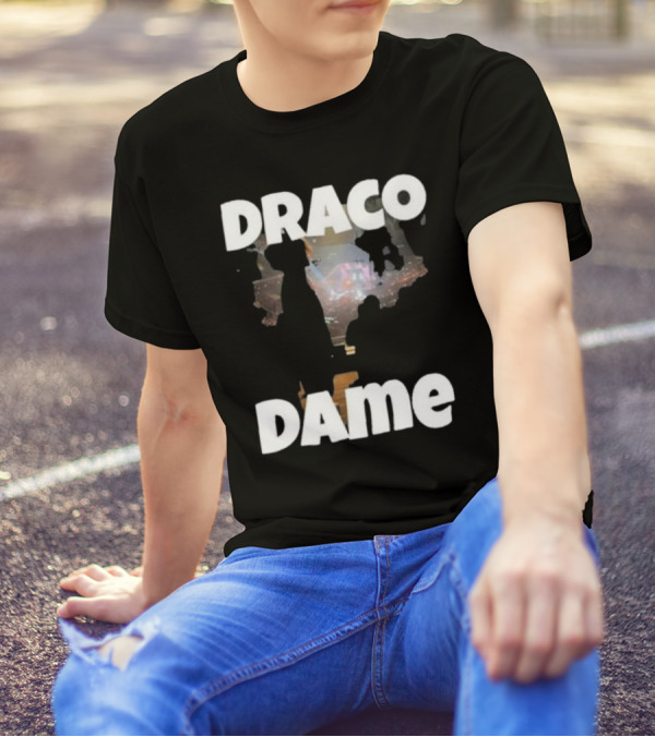 Draco Dame Basketball Arena Silhouette Scene T-Shirt