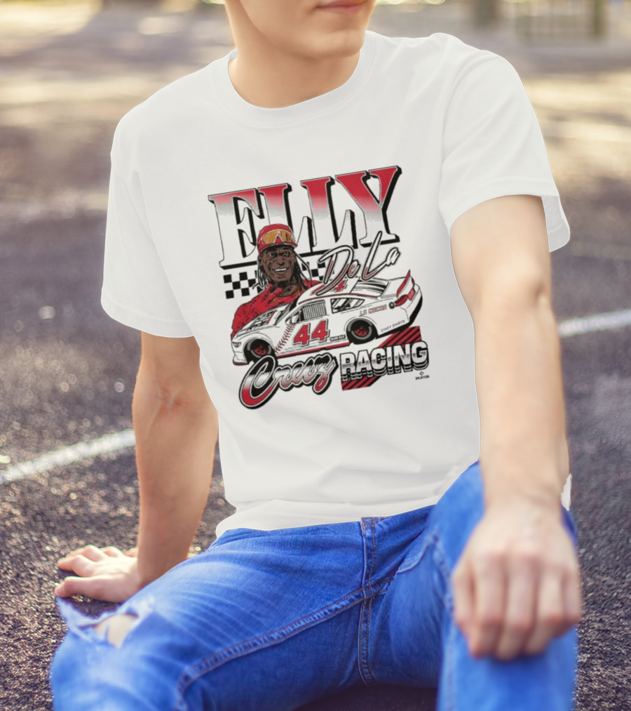 Elly De La Cruz Racing Car 44 Racing T-Shirt