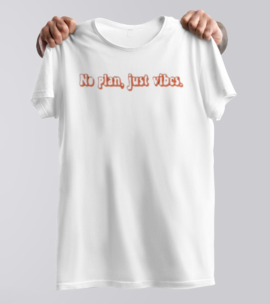 Ashy Anne No Plan Just Vibes Retro T-Shirt