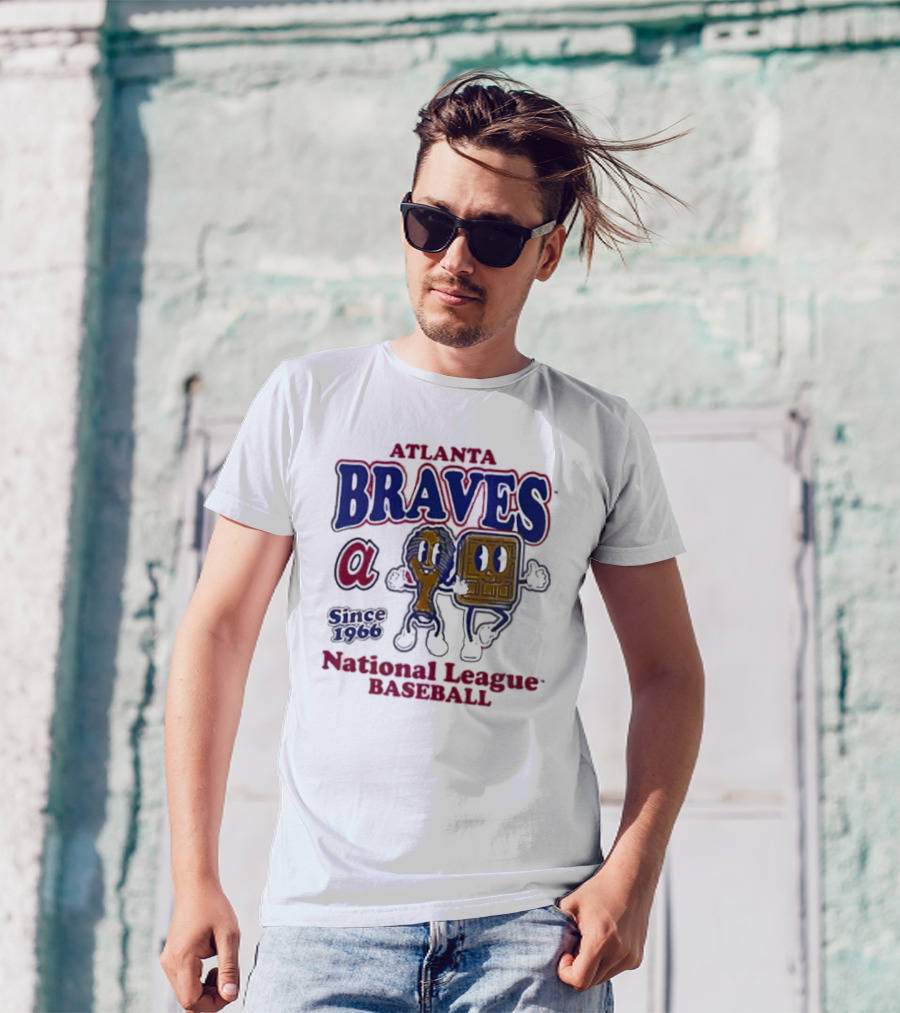 Atlanta Braves Cooperstown Collection Since 1966 National League Baseball T-Shirt