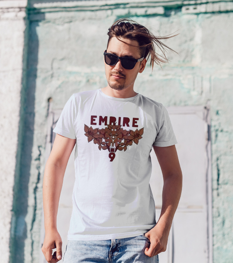 Empire 9 Washeado Khaki Floral T-Shirt