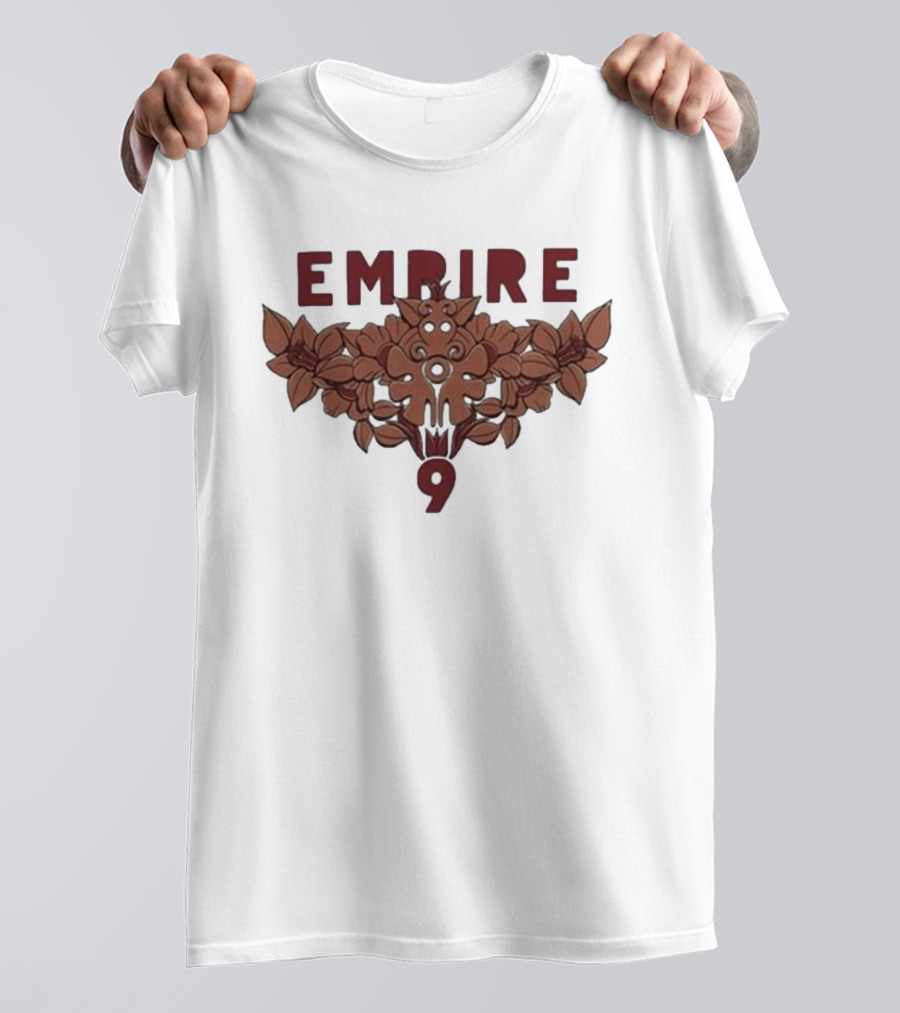 Empire 9 Washeado Khaki Floral T-Shirt
