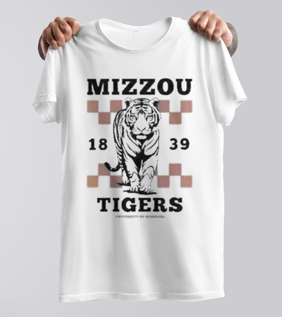 Mizzou Tigers Walking Tiger 1839 University Of Missouri T-Shirt