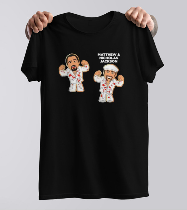 Matthew And Nicholas Jackson Micro Brawlers Wrestlers With Matching Outfits T-Shirt