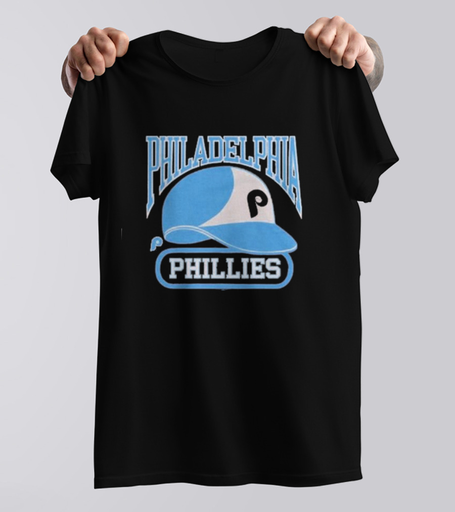 Philadelphia Phillies Blue Helmet Logo T-Shirt