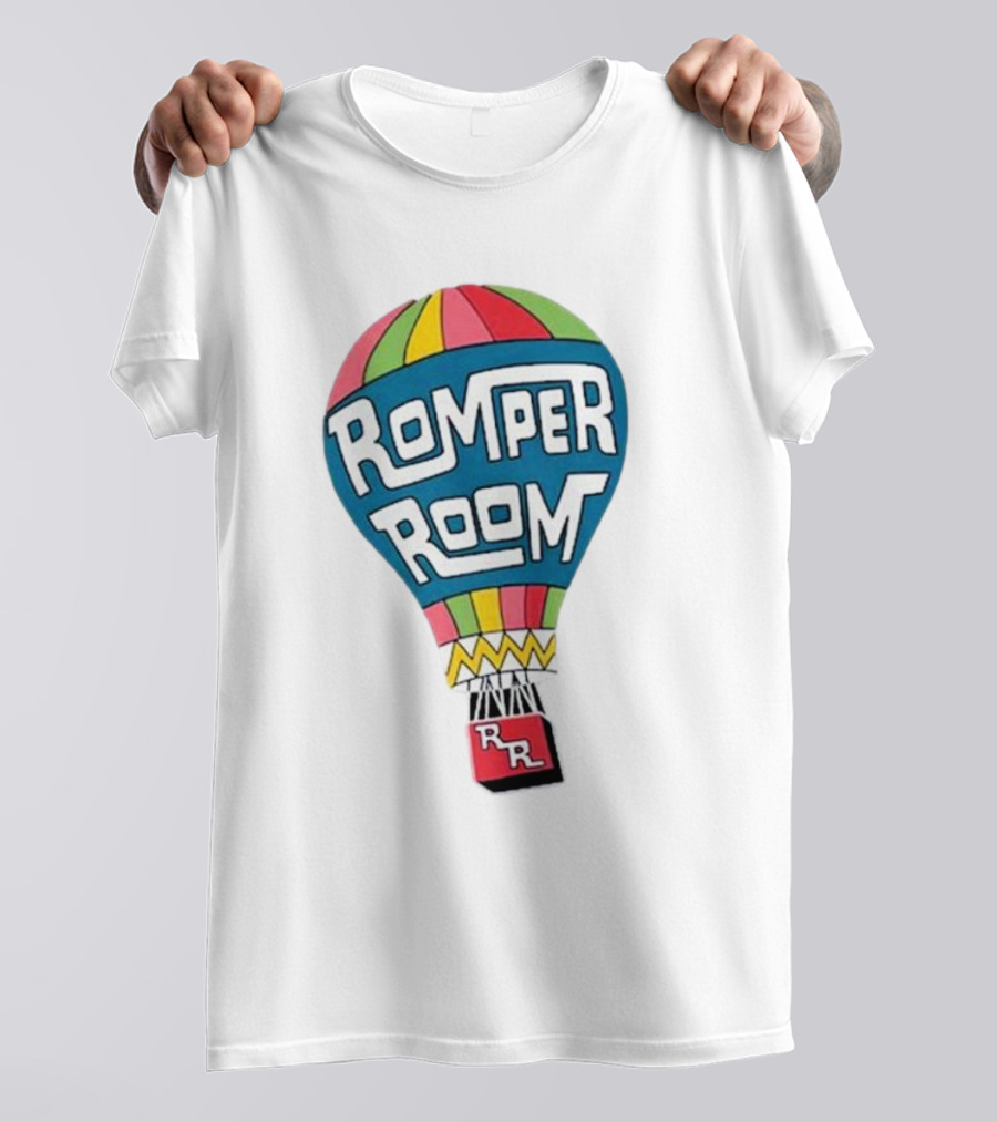 Romper Room Retrontario Hot Air Balloon Retro T-Shirt