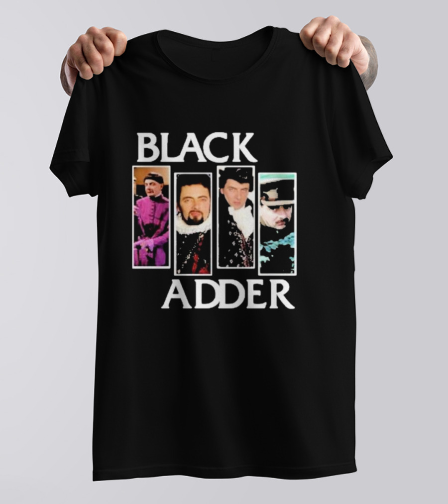 Black Adder Images Rowan Atkinson T-Shirt