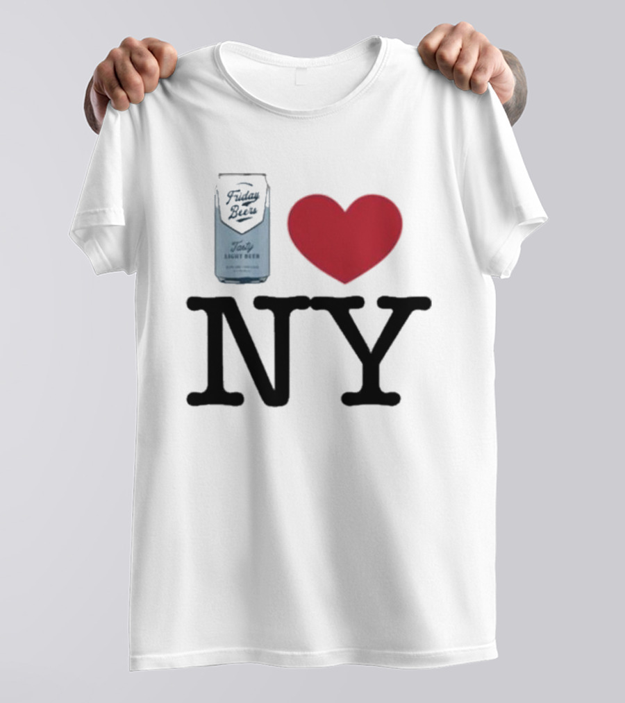 Friday Beers I Love NY T-Shirt
