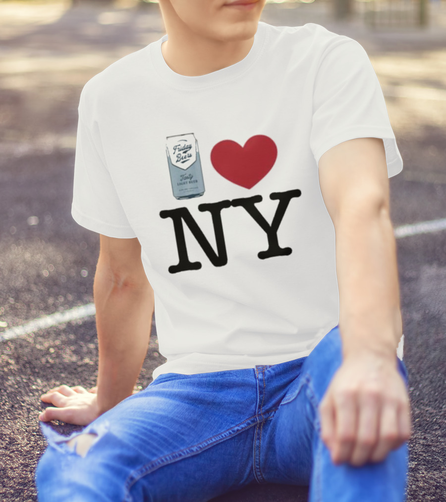 Friday Beers I Love NY T-Shirt