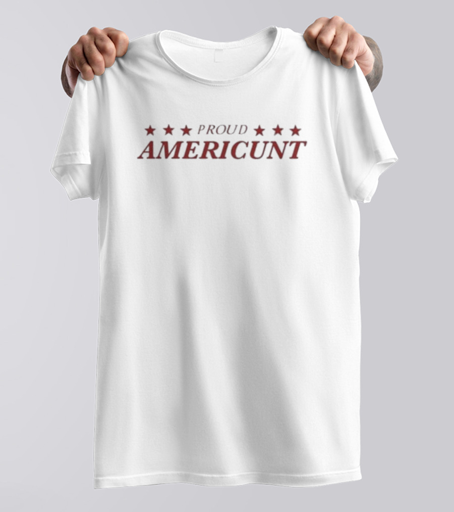 Proud Americunt Honeysuckle Drive With Stars T-Shirt
