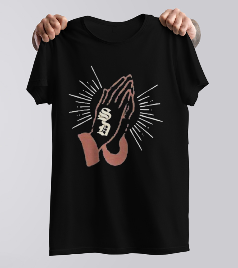 Keep The Faith San Diego Friars Baseball Club 1969 Praying Hands SD T-Shirt