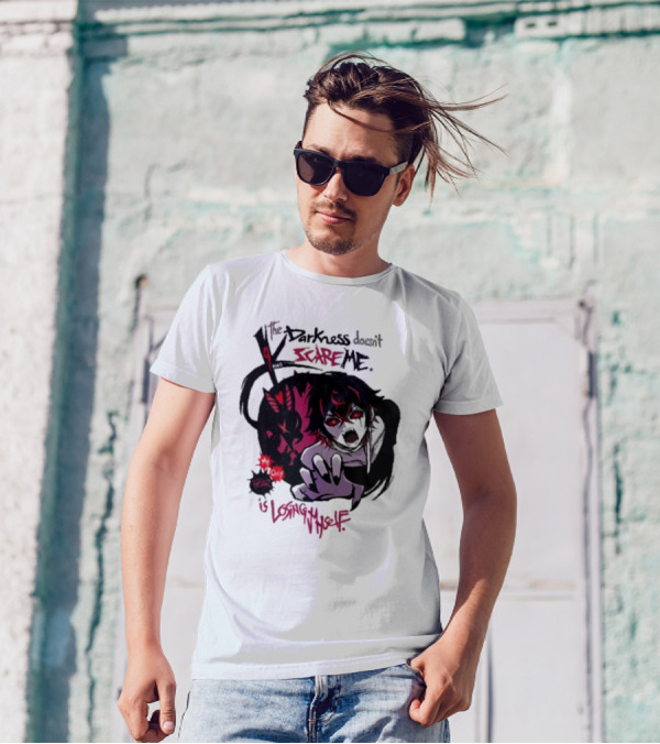 Darkness Doesn't Scare Me Fear Is Losing Myself Akainu Manga T-Shirt