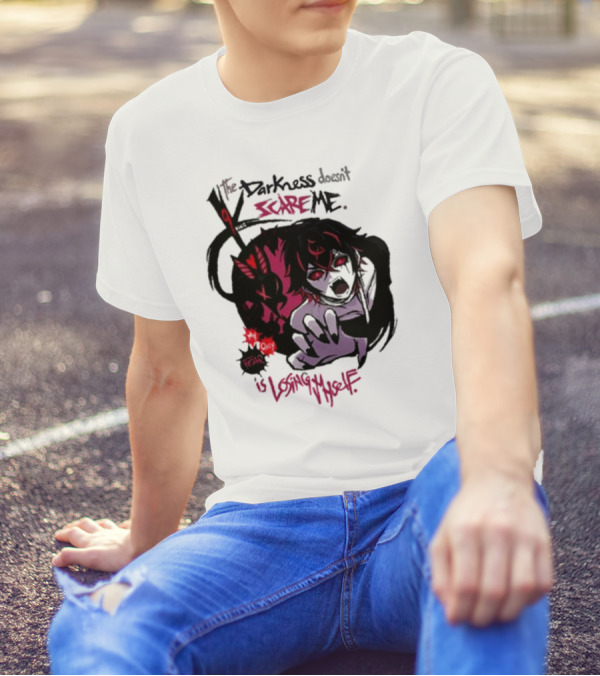 Darkness Doesn't Scare Me Fear Is Losing Myself Akainu Manga T-Shirt