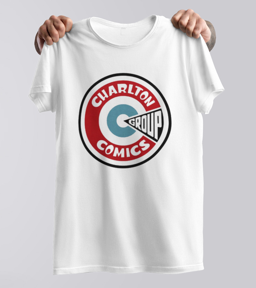 Charlton Comics Group Vintage Logo Circle Emblem T-Shirt