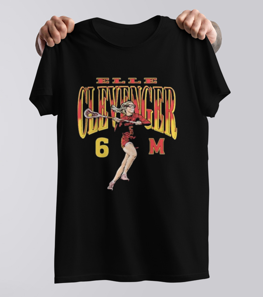 Eloise Clevenger Classics Collection Elle Clevenger 6 Maryland Lacrosse T-Shirt