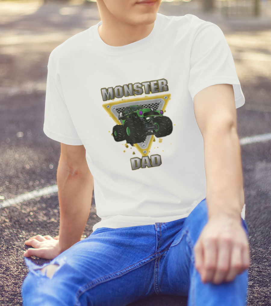 Monster Dad Monster Truck T-Shirt