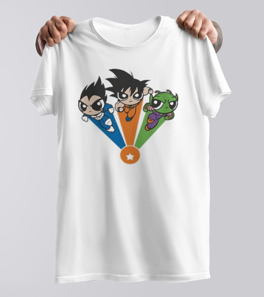 Geek Covers Powerball Boyz Anime Fusion Trio Jump T-Shirt