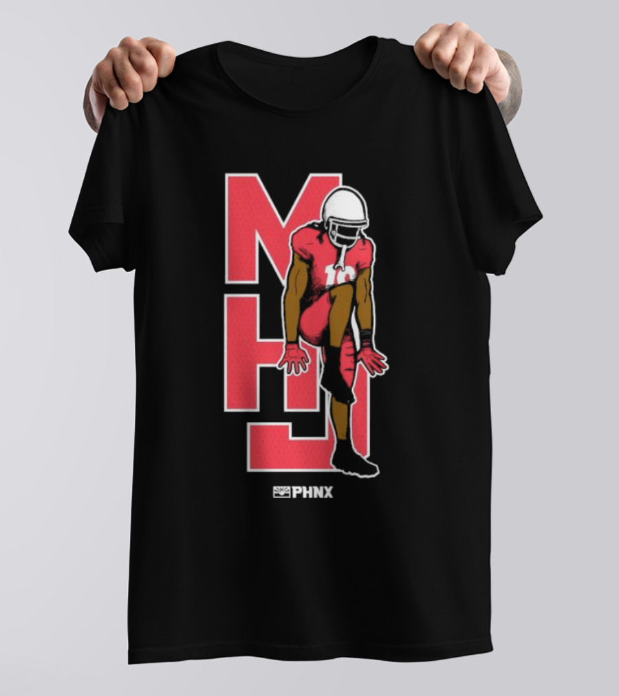 MHJ PHNX Cardinals Football Player Iconic Pose T-Shirt